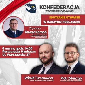 Spotkanie z W. Tumanowiczem i P. Zduńczykiem @ Restauracja Manhatan
