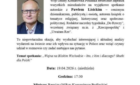 Spotkanie z Pawłem Lisickim