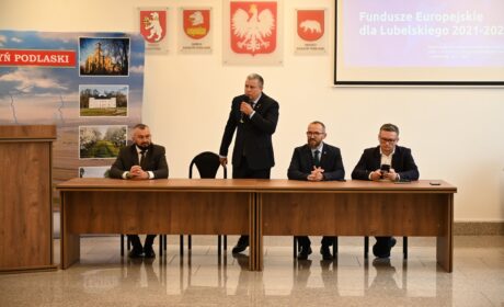 Spotkanie samorządowców z Jarosławem Kwaskiem z Zarządu Woj. Lubelskiego