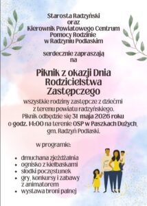 Piknik z okazji Dnia Rodzicielstwa Zastępczego @ OSP Paszki Duże