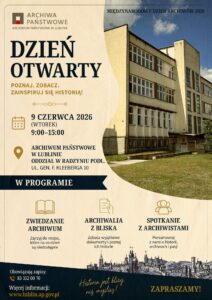 Dzień Otwarty w Archiwum Państwowym @ ul. Gen. F. Kleeberga 10